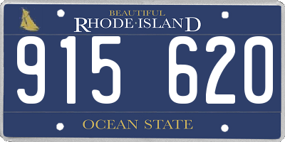 RI license plate 915620