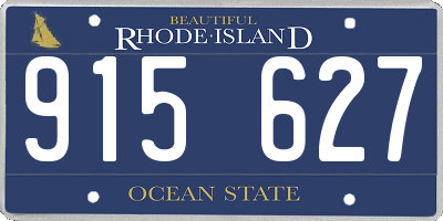 RI license plate 915627