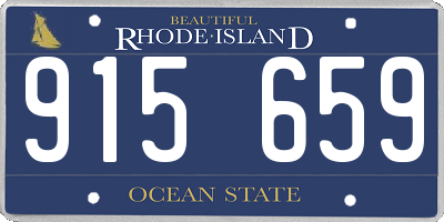 RI license plate 915659