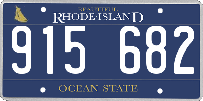 RI license plate 915682
