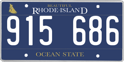 RI license plate 915686