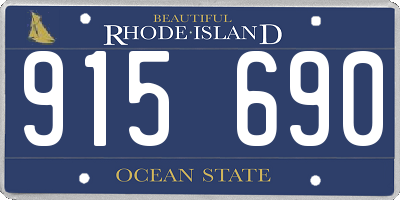 RI license plate 915690