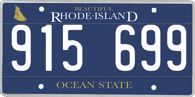 RI license plate 915699