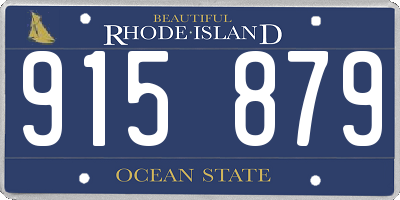 RI license plate 915879