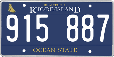 RI license plate 915887