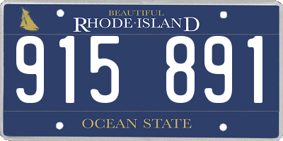 RI license plate 915891