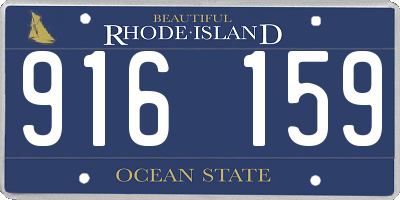 RI license plate 916159