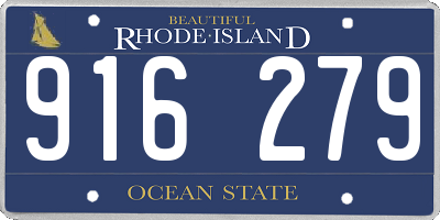 RI license plate 916279