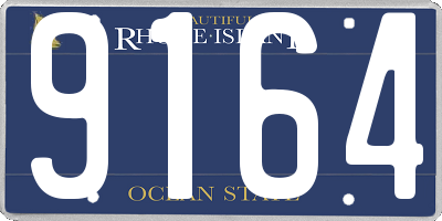 RI license plate 9164