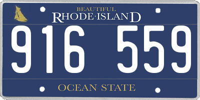 RI license plate 916559