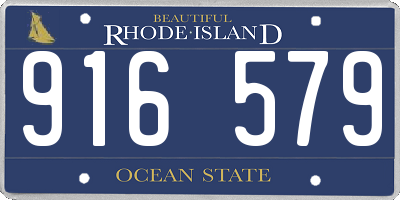 RI license plate 916579