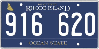 RI license plate 916620