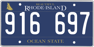 RI license plate 916697