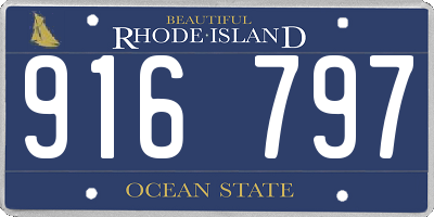 RI license plate 916797