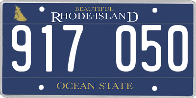 RI license plate 917050