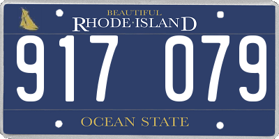 RI license plate 917079