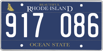 RI license plate 917086