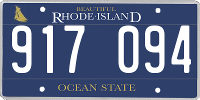 RI license plate 917094