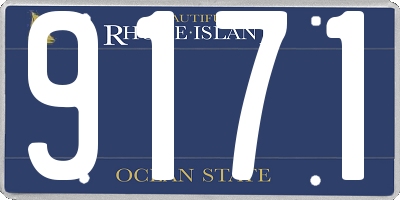 RI license plate 9171