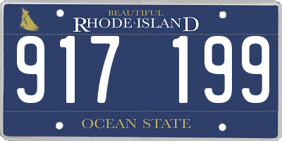 RI license plate 917199