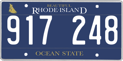RI license plate 917248