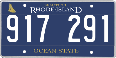 RI license plate 917291
