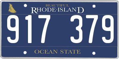 RI license plate 917379