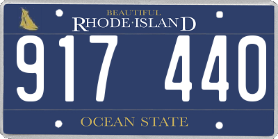 RI license plate 917440