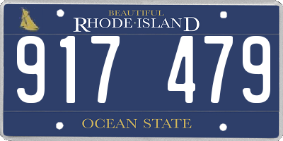 RI license plate 917479