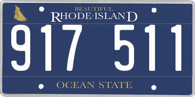 RI license plate 917511