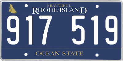 RI license plate 917519