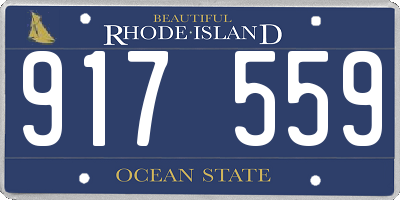 RI license plate 917559