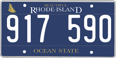 RI license plate 917590