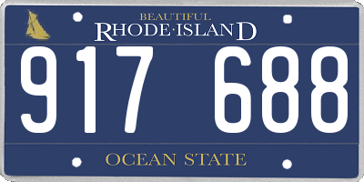 RI license plate 917688