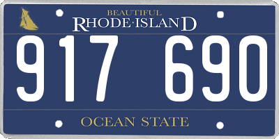 RI license plate 917690