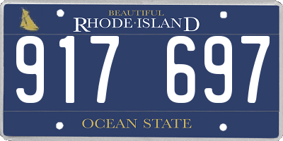 RI license plate 917697