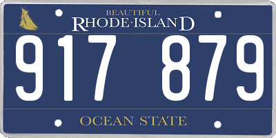 RI license plate 917879