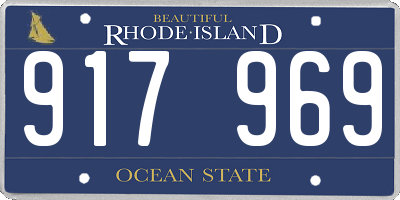 RI license plate 917969