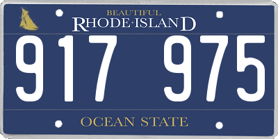 RI license plate 917975