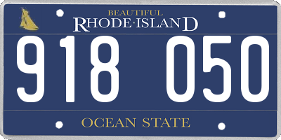 RI license plate 918050