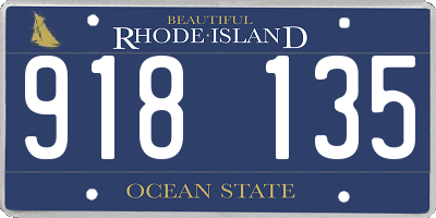 RI license plate 918135