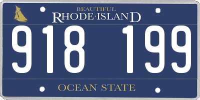 RI license plate 918199