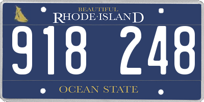 RI license plate 918248