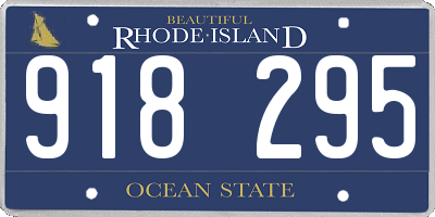 RI license plate 918295