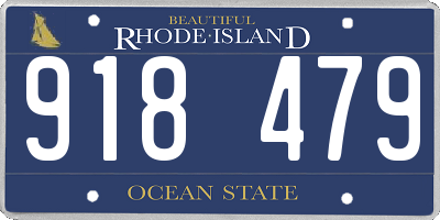 RI license plate 918479