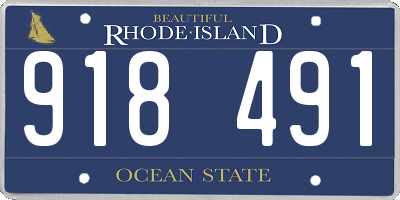 RI license plate 918491