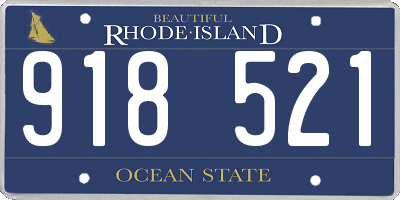 RI license plate 918521