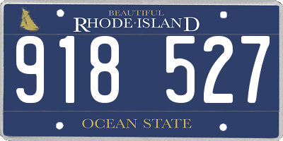 RI license plate 918527