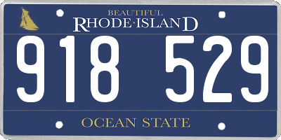 RI license plate 918529