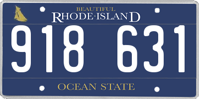 RI license plate 918631